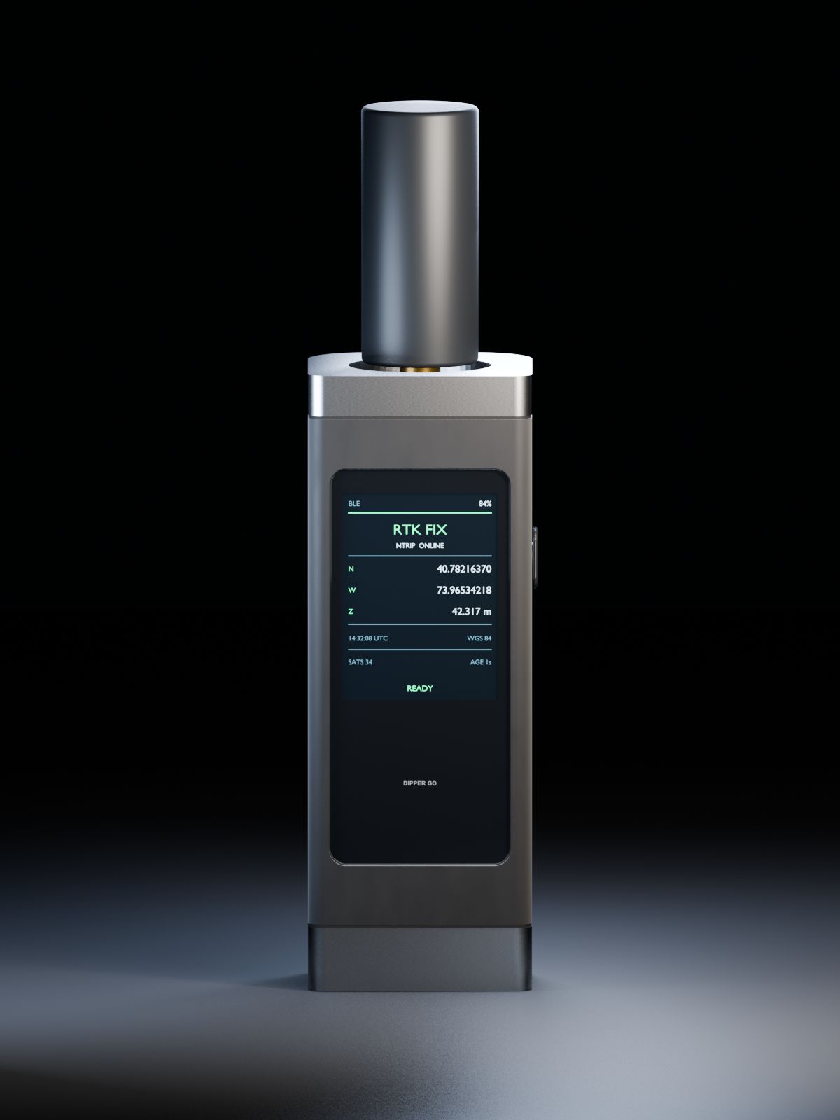 Front view of Dipper Go (concept render)